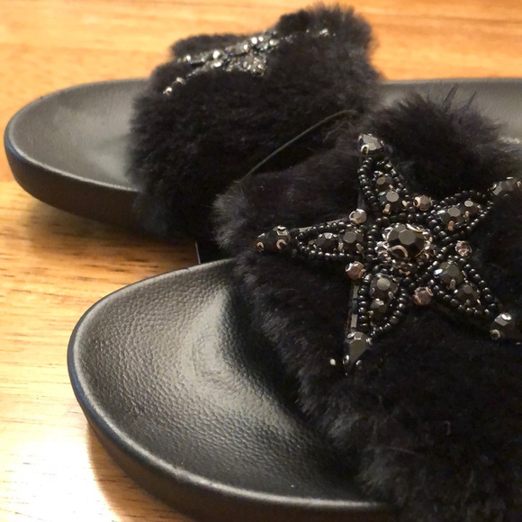 Express black slippers NWT size 6 - Picture 5 of 5